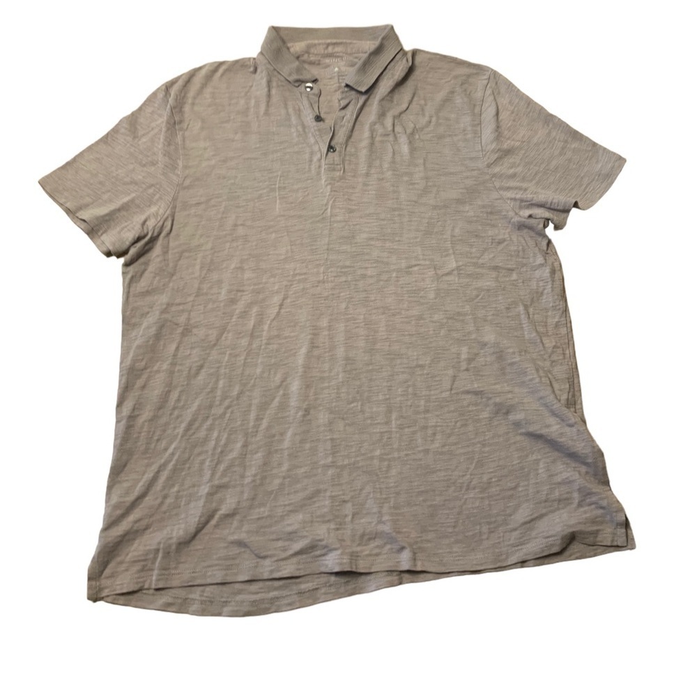 Vince | 100% Cotton Polo Shirt Size XL Short Sleeve Soft Lightweight Gray